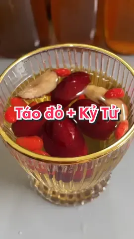 Táo đỏ + Kỷ Tử , Bổ máu, điều hòa nội tiết tố nữ   #tiemmocdan #taodo #kytu