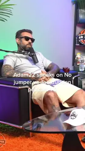 Adam22 speaks on no jumper vs joe budden podcast 1-0 #fyp #nojumper #adam22 #joebudden #joebuddenpodcast #funny 
