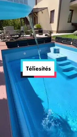 Fedéses medence téliesítése #verbuszodatechnika #pool #poolwork #satisfying #Summer #foryou #fyp