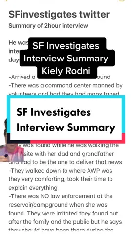 #greenscreen SF investigates tells the story about when Kiely Rodni was found #kielyrodni #prosserfamilycampground #prosserlake