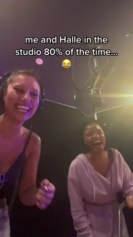 laughter is the best medicine @hallebailey #music #fyp #songwriting 