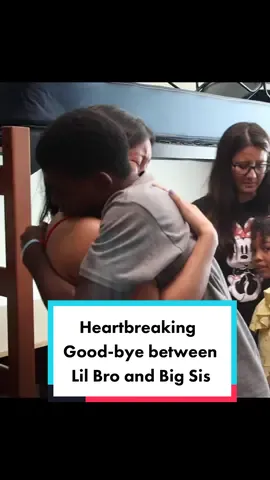 This moment broke our hearts! 💔😭He’s been holding it in just saying he’s excited for her to go to college but when we had to leave, he ran to her crying. They are so close! She also is sad that she won’t be there for him as he starts middle school at a new school. #collegedropoff #collegedropoffday #siblingsbond #closesiblings #parentsoftiktoks #brotherandsistergoals #broandsislifebelike 