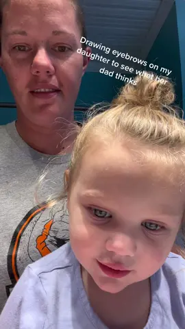 I cannot 😂😂😂 She loved them btw #ReTokforNature #babybrows #fyp 