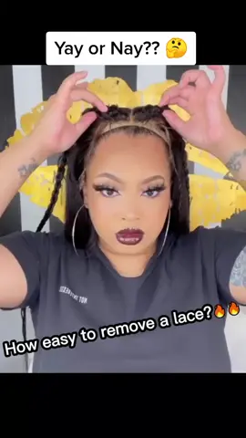 Yay or nay🤔#hairtutorialsvideos #wigtipsforbeginners #wiginstalls #lacewigtutorial #wigstutorial #wigcare #wigslay #wigremove #aprillacewigs#easywig