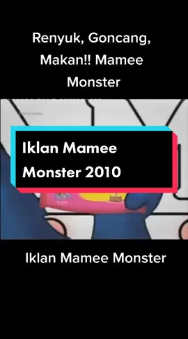 Iklan Mamee Monster 2010 #fypシ #foryoupage #berandatiktok #berandafyp #iklantv #memoriesbringback #malaysia 
