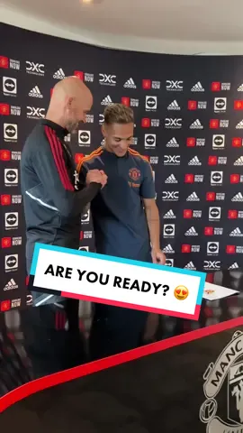 We are ready! 💪 #UnitedOnTikTok #MUFC #ManUtd #Antony #EriktenHag #TenHag