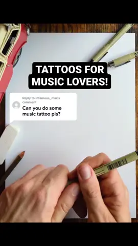 Replying to @infamous_max One for all the music lovers! 🎵✌️ Which is your favourite 1-5?#musictattoo #flashtattoo #tattooideas #penandink #drawing #illustration #musiclover #blackwork #dotwork #tattooart #tattoodesigns #blackworkillustrations