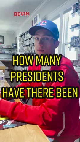 How many presidents have there been INCLUDING the current one? 👀#cardcollector2 #sportscards #president