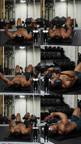 TRAIN CHEST & TRICEPS (Dumbbells Only) - a. Floor Press b. Hex Press c. Floor Flye d. Lying Skullcrusher e. Twist Press f. Single Arm Tate Press . #Fitness #workout #pushday #pushworkout #chestday #strength #homeworkout #dumbbells #nobenchneeded #midasmvmt #homegym #trainwithmidas #routine #motivated #dedicated #gymworkouts💪 #tricepworkout #arms #chestworkout #shoulderworkout #frontdelts 