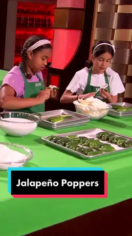 These jalapeño poppers caused some major stress!! 😅 🌶 #MasterChefJunior #foodclubfox #FoodTok