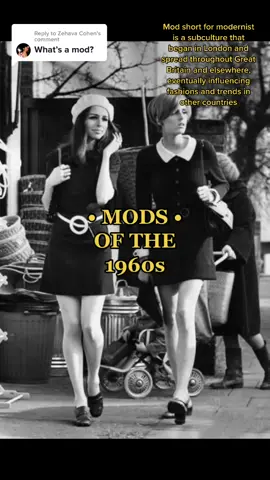 Replying to @Zehava Cohen #1960s  #mods #fashion #london #music #60sstyle #thewho #theclash #70s #retro 