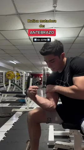 ¿Te cuesta hacer crecer tus antebrazos?, Prueba esta rutina matadora de antebrazo🔥 // En GYM🏋🏻‍♂️ // #gym #GymTok #workout #Fitness #parati #foryou #xyzbca