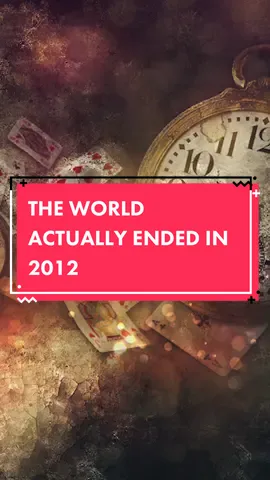 The World Has Already Ended… #2012 #godparticle 