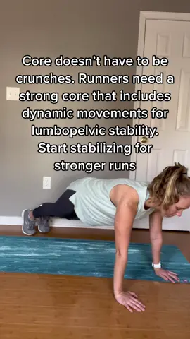 Core= deep muscles that connect to your spine and pelvis. Having a strong core can let you run faster, feel stronger and more efficient! #corestrength #runningtipsdaily #runningtips #strongrunner #strengthtrainingforrunners 