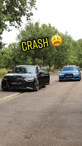 Close one.. #crash #audi #closecall #scary #expensive #abt #audirs #fyp #fy