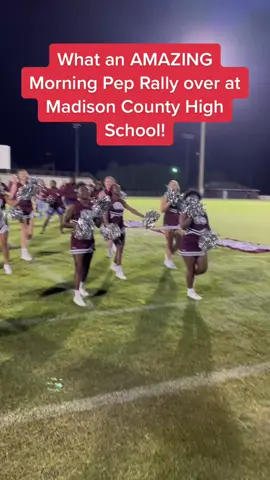 Madison County High School brought TREMENDOUS school spirit for their #MorningPepRally ! 