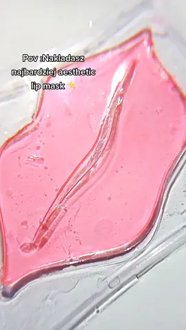 Uwielbiam maski 😎#lipmask #aestheticlipmask #aesthetic