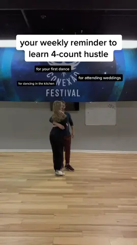 4-count hustle is a such a great way to cover mid tempo to fast songs played at weddings - course is up in Stan! #prodancersoftiktok #couplegoals #firstdancememories #relationshipgoals❤💫