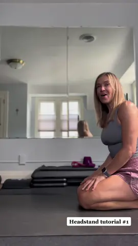 Headstand tutorial. This is sirsansana this is a great beginner headstand. Try it at the wall for stability and safety.             #headstandtutorial #yoga #beginneryoga #homeworkouts #howtoyoga #sirsasana 