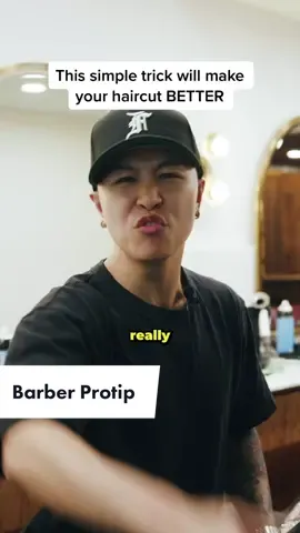 This simple trick will make your haircut better! #barber #hairstyle #barbershop 