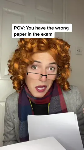 Barbara will take some responsibility… but never all of it #School #Exam #POV 