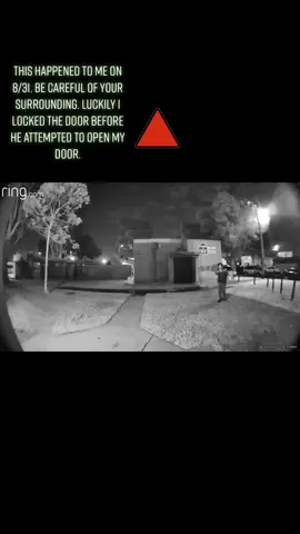 You never know when something like this could happen to you, the outcome could’ve been different if I wouldn’t have locked the door right away, God was by my side. #tiktok #losangeles #Lynwood #Watts #Creep #CreepyTikTok