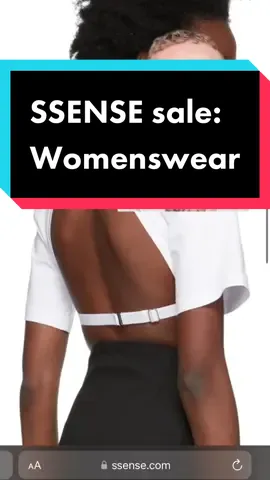 Womenswear items you should buy on the SSENSE sale! #fashiontiktok #fashiontok #fyp #ReTokforNature #fypシ #ssense #andreadamo #dionlee #alyx #japanesefashion #highfashion #fashionsales #fashionstudent #shoppingaddict #designerfashion #greenscreen 