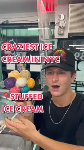 This thing is the Thor’s Hammer of ice cream                                                           📍Stuffed Ice Cream                                   #nyc #nyceats #icecreamsandwich  #lowereastsidenyc #icecream #donut #icecreamnyc #sweets #nycsweets #dessert #nycdessert #nycdonut #stuffedicrecream #icecreamrolls #sweettreats #dessertnyc