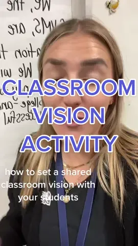 Here is how I create a shared vision with my students. I got this from Modern Teacher and all the teachers at my middle school do it with their advisories! First, ask students, “why do we come to school?” Record their responses and have them vote on the reason that is most important to them. Then, turn that statement into a question and repeat the process! #backtoschool #teachersoftiktok #classcommunity #buildrelationships #classroomvision