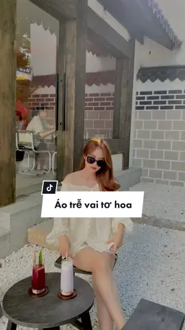 áo trễ vai bánh bèo sang chảnh #emsocday 