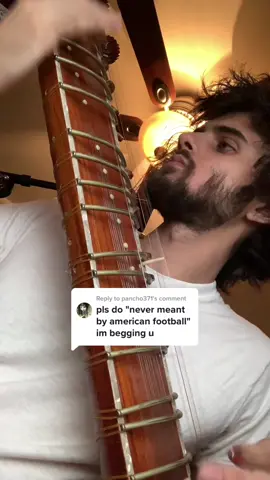 Replying to @pancho371 American football sitar #sitar #coversong #americanfootball #guitar #musician
