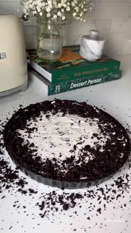 ✨ 𝙊𝙧𝙚𝙤 𝘾𝙝𝙚𝙚𝙨𝙚𝙘𝙖𝙠𝙚 ✨🥛  Oreo crust,  filled with delicious Oreo cheesecake and topped with Oreo crumbs.    FOR THE CRUST: 24 Oreos 4 tablespoons (60 grams) butter , melted  FOR THE NO-BAKE CHEESECAKE: 16 ounces brick-style cream cheese , softened to room temperature 1 cup (120 grams) powdered sugar 1 teaspoon vanilla extract 2 cups (480 ml) cold heavy whipping cream 15 Oreos , chopped  TOPPING (OPTIONAL) 6 Oreos , chopped  INSTRUCTIONS    TO MAKE THE CRUST:  Add the Oreos to a food processor and process until you have fine crumbs. Scoop the crumbs into a mixing bowl, and the melted butter, and mix until are of the crumbs are moistened. Line the bottom of a 9-inch springform pan with parchment paper, scoop the mixture into the pan, and firmly press it down into one even layer. Transfer to the refrigerator to chill while you make the cheesecake filling. TO MAKE THE CHEESECAKE:  Using a stand mixer fitted with the whisk attachment, or in a large mixing bowl using a hand-held mixer, beat the cream cheese until smooth. Add in the powdered sugar and vanilla extract and mix until well combined. Pour the heavy whipping cream in a separate bowl. Start mixing on low speed, then increase the speed to medium-high until the mixture thickens and stiff peaks form. Add the whipped cream to the cream cheese mixture and gently fold it in or mix it in on low speed with your mixer until just combined. Then, fold in the chopped Oreos. Remove the springform pan from the refrigerator, scoop the cheesecake filling onto the crust, and carefully spread it around into one even layer. If using the topping, add the extra chopped Oreos on top and gently press them down a little. Cover tightly and transfer back to the refrigerator to chill for at least 4-5 hours or overnight. Remove the no-bake cheesecake from the pan, slice and enjoy!  Recipes from @livewellbakeoften ☺️🥰  #cheesecake #oreo #oreocheesecake #food #Foodie #baking #bakingvideo #cooking #cookingvideos #bakewithfreya 