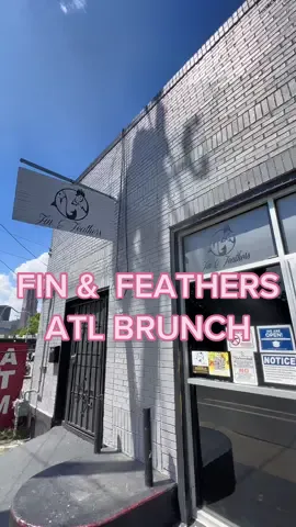 Fin & Feathers, Atlanta GA. Good music, good vibes, good food! #atlbrunchspot 