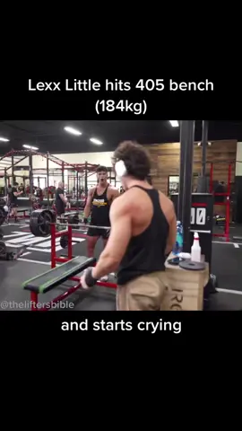 #viral #gym #GymTok #lexxlittle #fyp #benchpress #pr 
