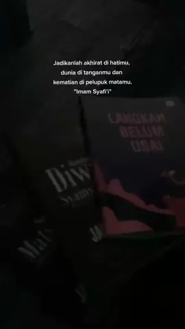 kematian yg selalu menyapa sering di abaikan untuk mengejar hal yg berbau dunia/fana !