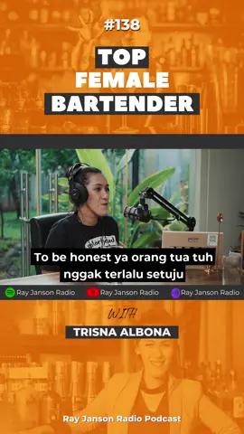 PANDANGAN ORANG TENTANG FEMALE BARTENDER?? tonton full videonya di youtube rayjansonradio !! 🙌🏻 #rjrpodcast #rayjansonpodcast #femalebartender