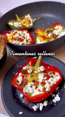 Pimentones rellenos, fácil y delicioso. #food #comida #cocina #pimenton #comer #saludable #cocinandoconfabba #fabbacocina #caracas #vzla🇻🇪 