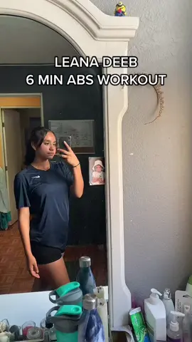 I been doing her abs routine for a week and it does make a difference👀 I wasn’t as fresh and clean like the first round but I tried not to stop 😭 HOPE YOU LIKE IT🫶🏼  #leanadeeb #absworkout #homeworkout #easyabworkout #GymTok #fypシ゚viral #viraltiktok #gymrat #gymmotivation #xyzbca 