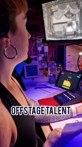 Not all the magic of Phantom happens on stage! Featuring the fantastic Aimee who departed our stage management team last month 🖤 📸 @jamesgant_1