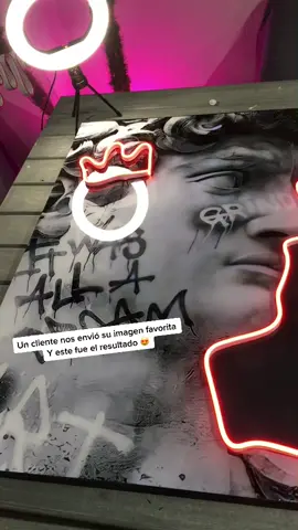 Les gusto como quedó ? 😃 #parati #fypシ #enviostodomexico #neonled #cuadrospersonalizados #emprendimiento #luzneon #resina #fyp #arte #art