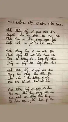 anh không lấy vợ Giáo viên đâu 
