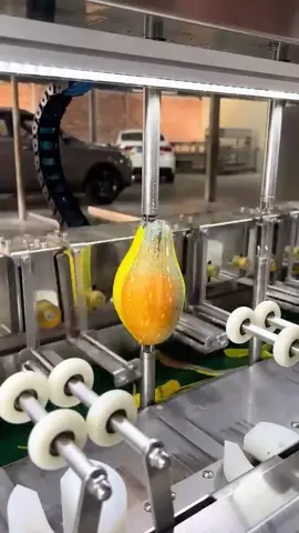 dimasa depan serba otomatis🤖🤖 #fruit #mesinotomatis #mengupasbuah #fypシ 
