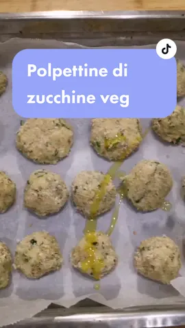 Polpettine di zucchine vegane #ricettavegana #ricettafacile #perte #fyp #imparacontiktok #noallospreco 