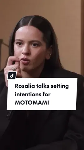 Rosalia talks about setting intentions for MOTOMAMI ❤️ Who’s excited for the deluxe versuon? #rosaliamotomami #rosalia #motomami #motomamideluxe #matched #interview 