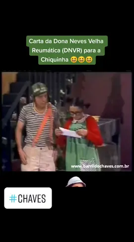#chaves #chavinho #chavodel8 #chiquinha #chilindrina #donaneves #donanevesvelhareumatica #fp #zueira #tiktokbrasil #tiktokbr #tiktok #lavemochaves #fy #viral #funny #engracado 