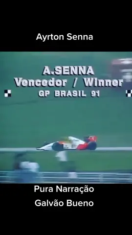 Nosso Herói Ayrton Senna na pura narração do ídolo @galvaobuenooficial #f1 #ayrtonsenna #senna #galvaobueno #galvao #puranarracao #narrador #emocao #emocionante #saudade #formula1 