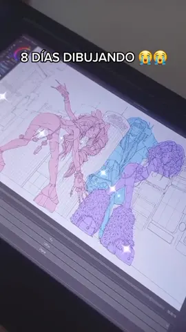 ﾟ(ﾟ´Д｀ﾟ)ﾟ｡━━━ﾝ!!!! Lenta pero con precisión (╥﹏╥)  #かわいい #fyp #artist #wip #ガングロ #ギャル #arte #ilustracion #digitalart #illustration #イラスト #art  ♡