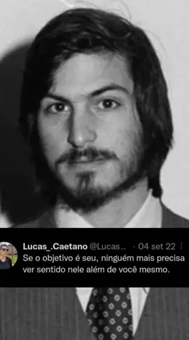 Pense sobre isso!!! #Motivation #Autoconhecimento #Autocrescimento #SteveJobs #Apple 