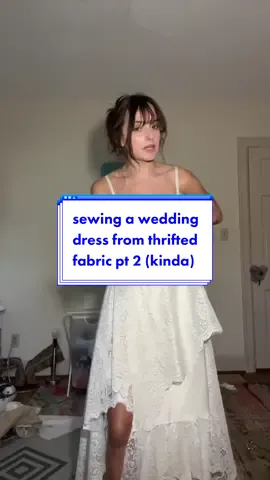 you know how they did the lion king 1.5? that’s kinda what this is (sorry i am a fool) #sustainablefashion #sustainablewedding #sewingtiktok #upcycling 