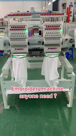15 years embroidery machine factory !#embroidery#embroiderymachine#embroideryskills #funsun#uvprinter